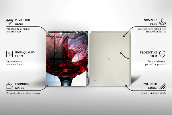 De vidrio templado Vasos de vino