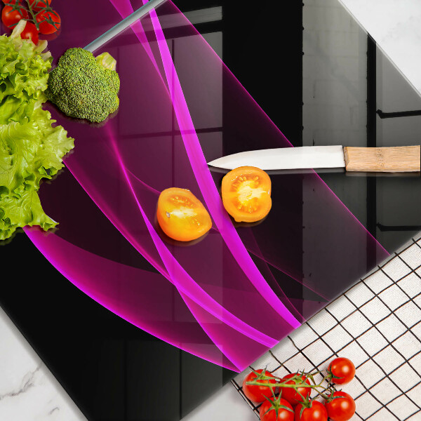 De vidrio templado Abstracción rosa