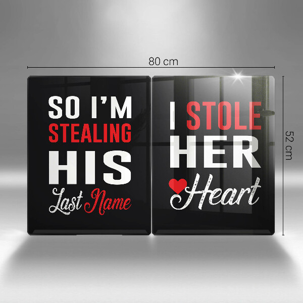 De vidrio templado Inscripción frase patrón