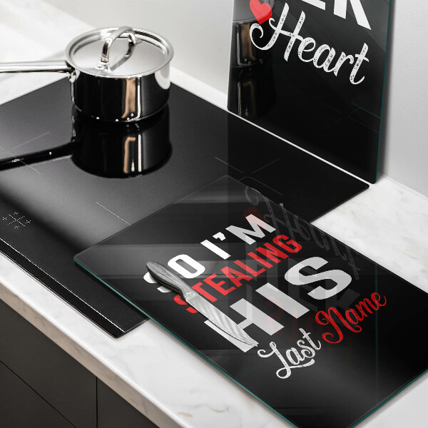 De vidrio templado Inscripción frase patrón