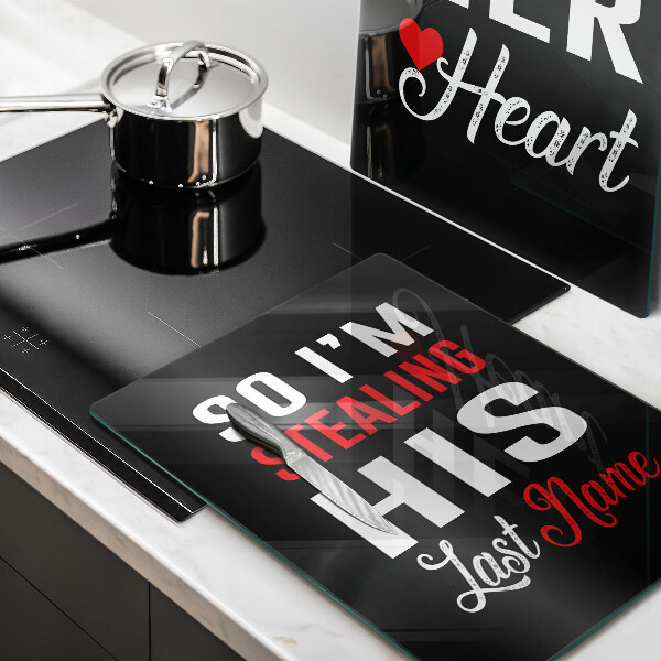 De vidrio templado Inscripción frase patrón