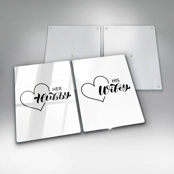 De vidrio templado Inscripción frase patrón