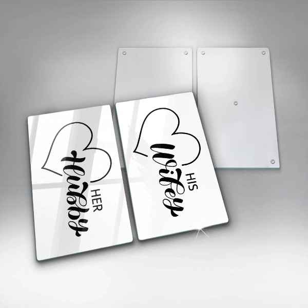 De vidrio templado Inscripción frase patrón