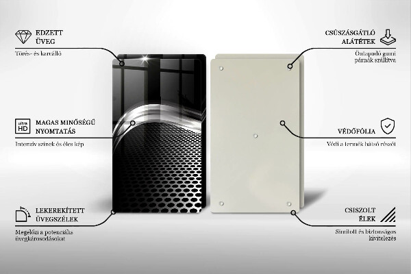 De vidrio templado Estructura metálica