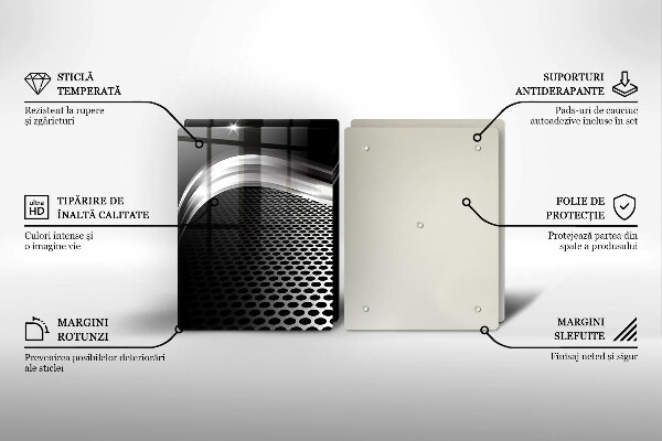 De vidrio templado Estructura metálica