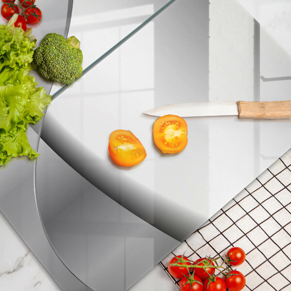 De vidrio templado Diseño de líneas abstractas