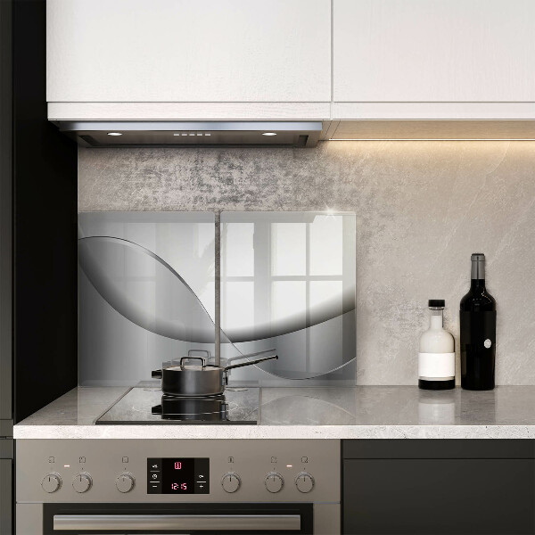 De vidrio templado Diseño de líneas abstractas