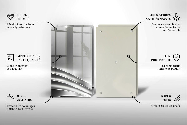 De vidrio templado Estructura metálica