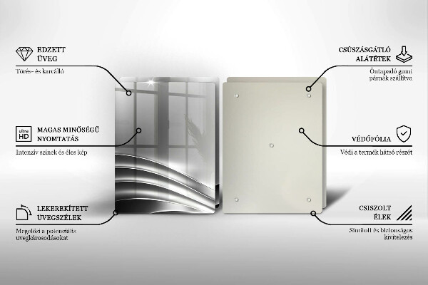 De vidrio templado Estructura metálica