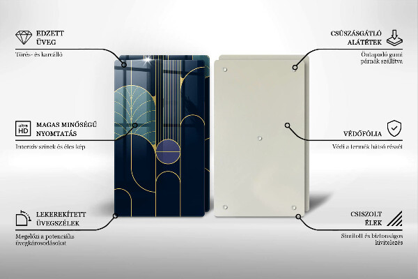 De vidrio templado Tema abstracto