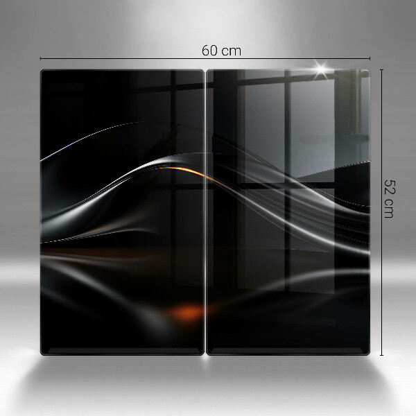 De vidrio templado Diseño abstracto 3d