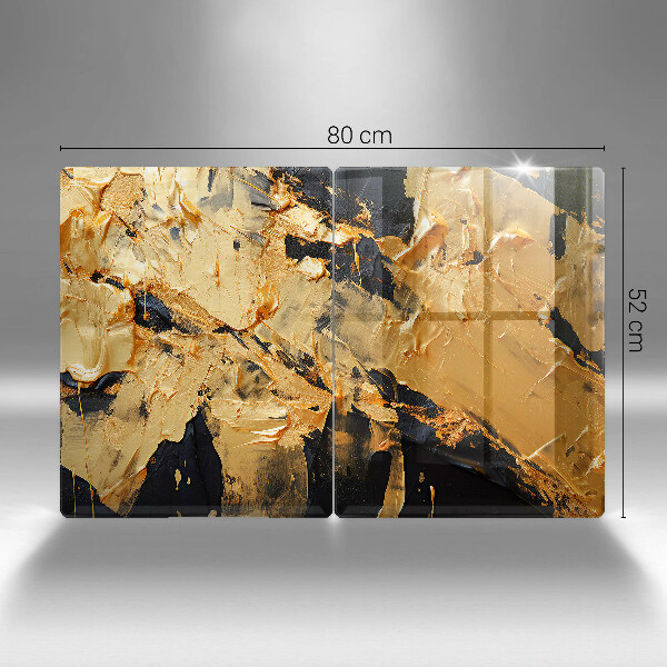 De vidrio templado Textura de pintura elegante