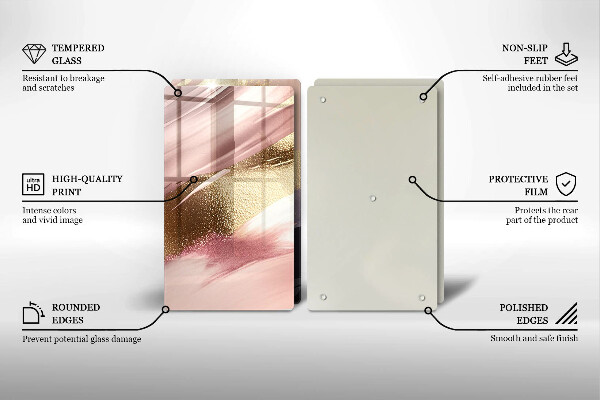 De vidrio templado Manchas pastel