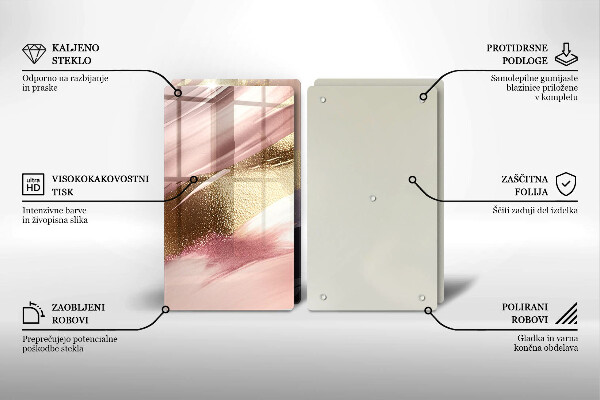 De vidrio templado Manchas pastel