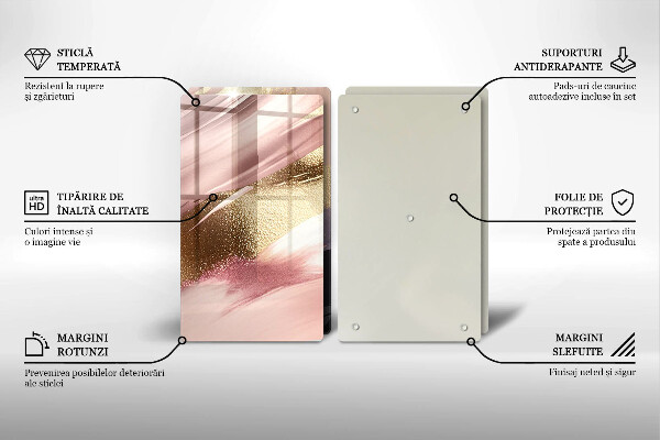 De vidrio templado Manchas pastel