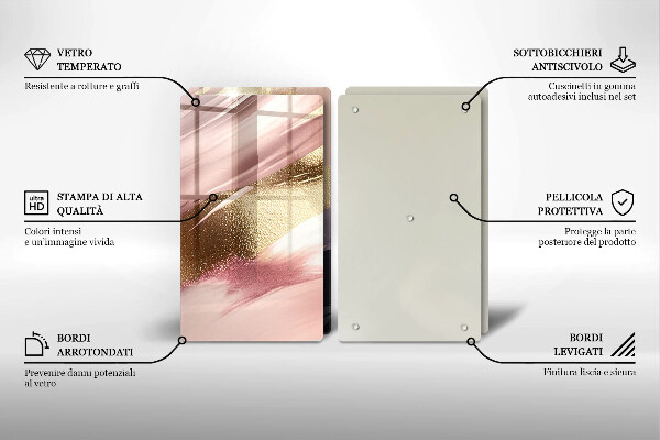 De vidrio templado Manchas pastel