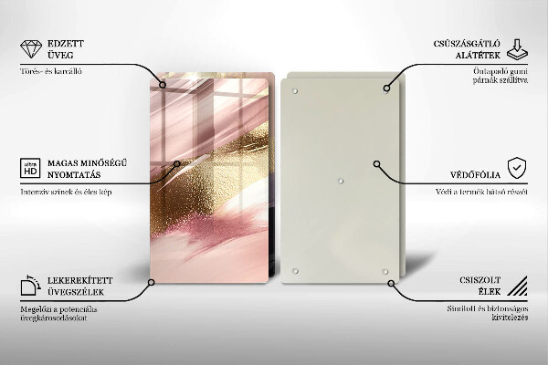 De vidrio templado Manchas pastel