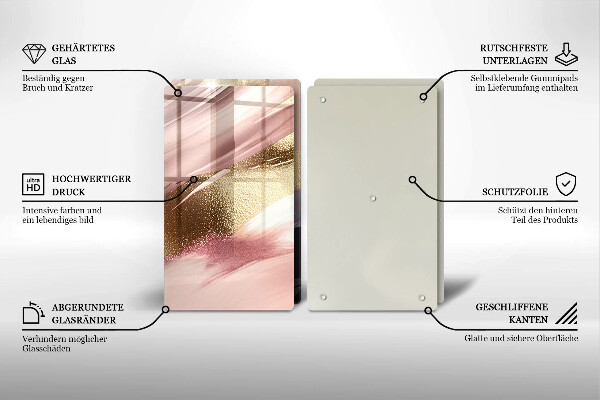 De vidrio templado Manchas pastel