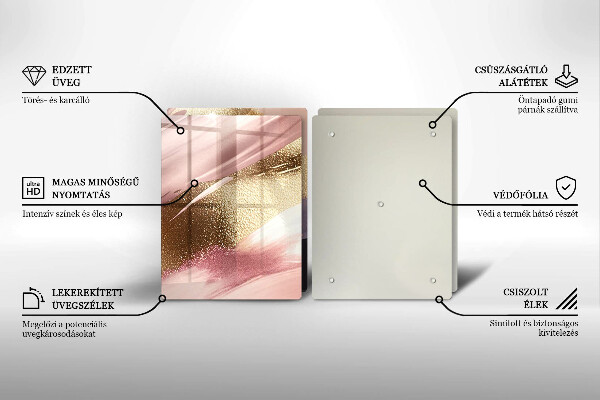 De vidrio templado Manchas pastel