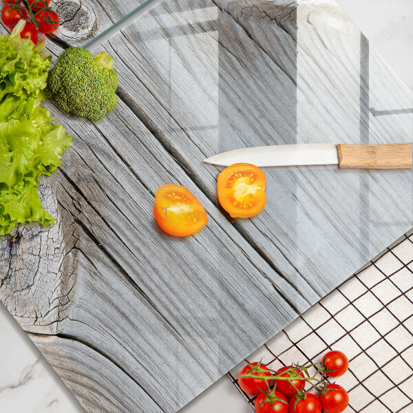 De vidrio templado Estructura de madera brillante