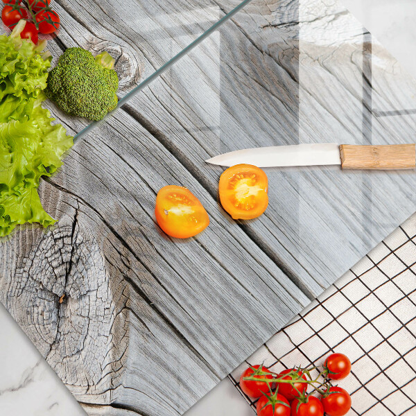 De vidrio templado Estructura de madera brillante