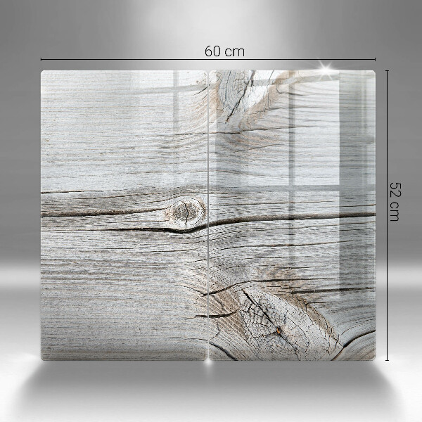 De vidrio templado Estructura de madera brillante