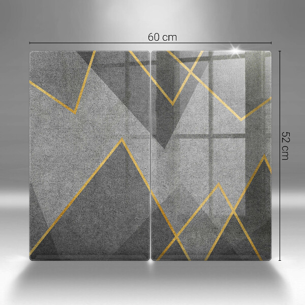 De vidrio templado Formas afiladas