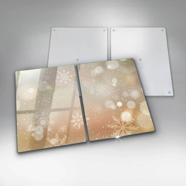 De vidrio templado Copos de nieve