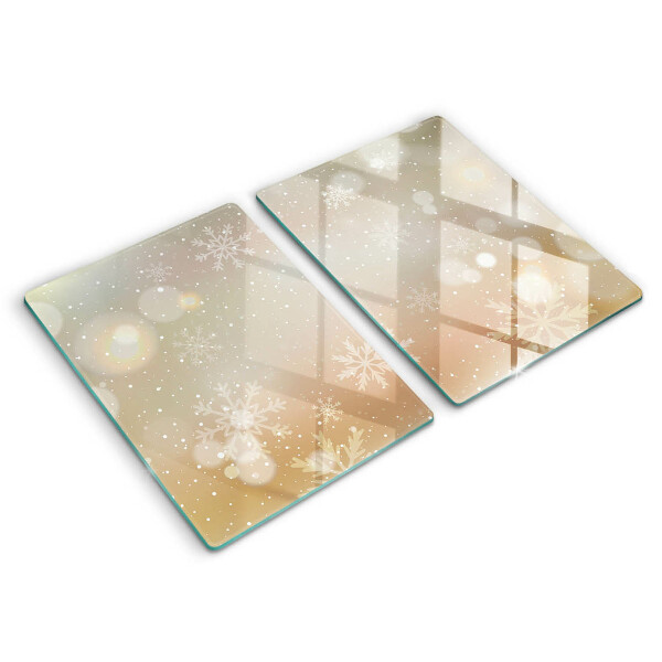 De vidrio templado Copos de nieve