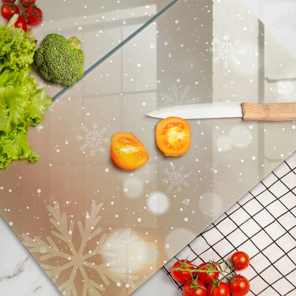 De vidrio templado Copos de nieve