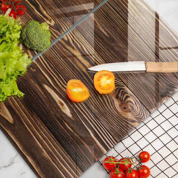 De vidrio templado Textura de madera