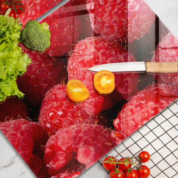 De vidrio templado Fruta de frambuesa