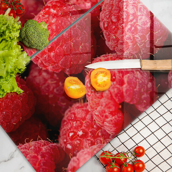 De vidrio templado Fruta de frambuesa