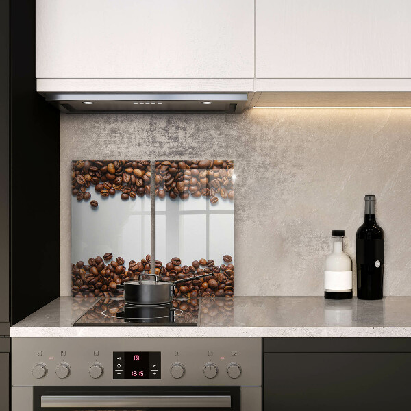 De vidrio templado Granos de café