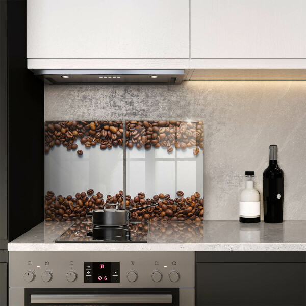 De vidrio templado Granos de café