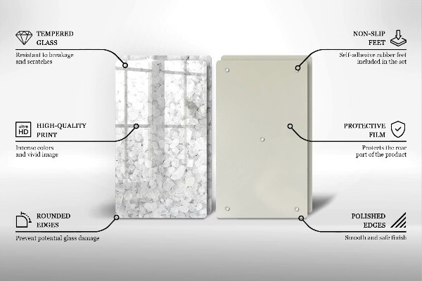 De vidrio templado Cristales de sal