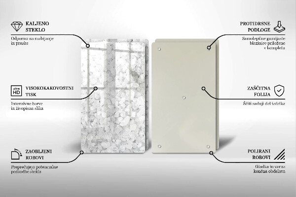 De vidrio templado Cristales de sal