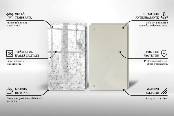 De vidrio templado Cristales de sal