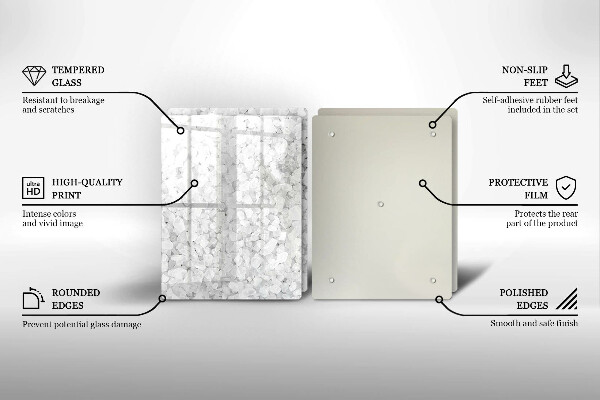 De vidrio templado Cristales de sal