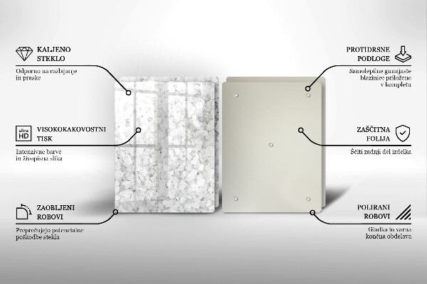 De vidrio templado Cristales de sal