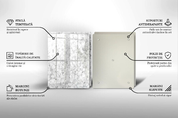 De vidrio templado Cristales de sal