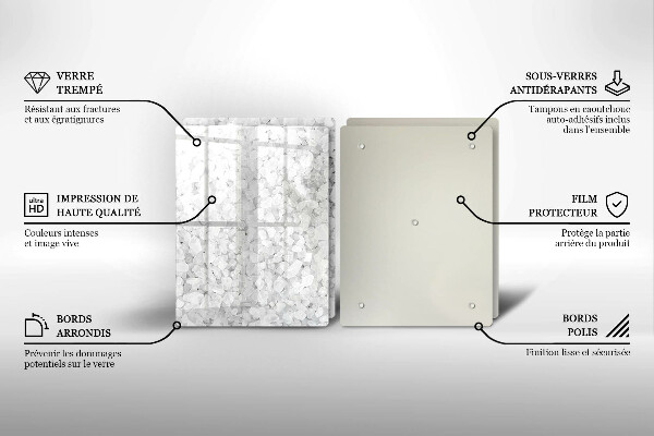 De vidrio templado Cristales de sal