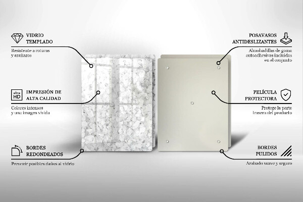 De vidrio templado Cristales de sal