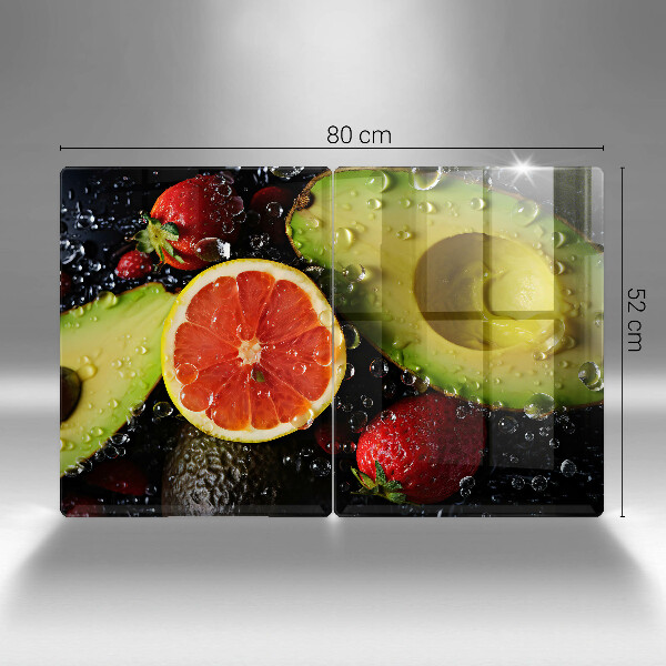 De vidrio templado Frutas y vegetales