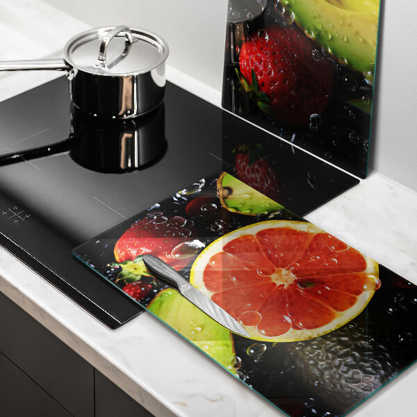 De vidrio templado Frutas y vegetales