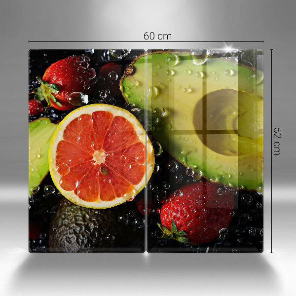 De vidrio templado Frutas y vegetales