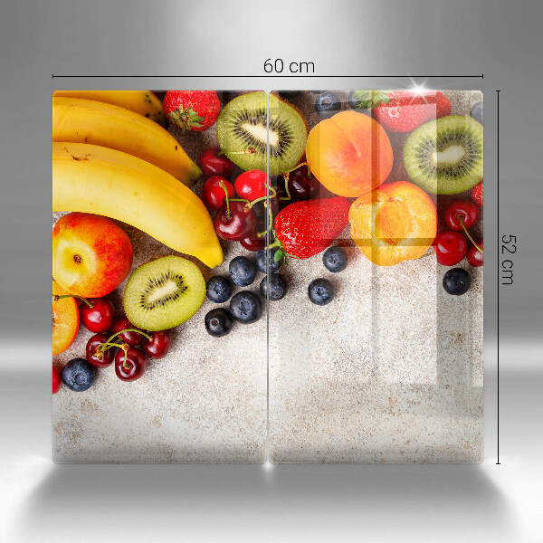 De vidrio templado Frutas navideñas