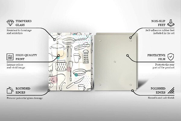 De vidrio templado Accesorios de cocina