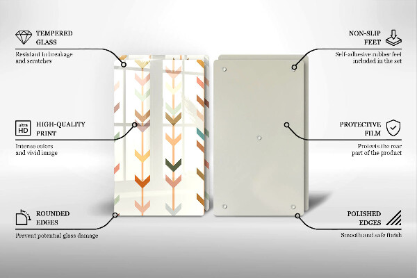 De vidrio templado Elementos geométricos
