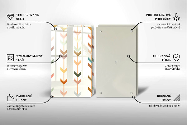 De vidrio templado Elementos geométricos